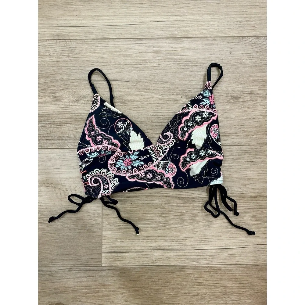 Hobie Girls Part Your Swirl Midkini Hipster 2-Piece Swimsuit Bikini Size 12